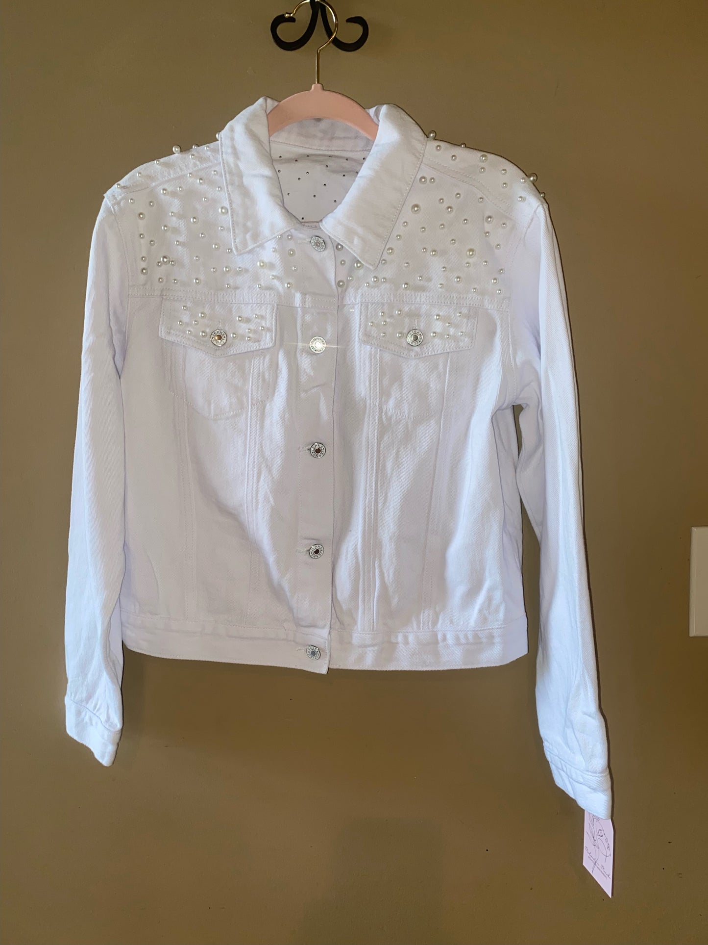 Audrey - Pearl Denim Jacket