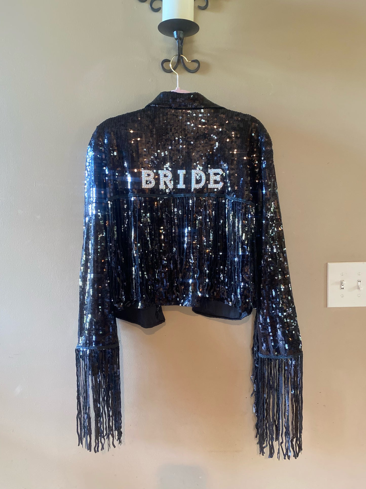 Priscilla - Sequin Fringe Jacket